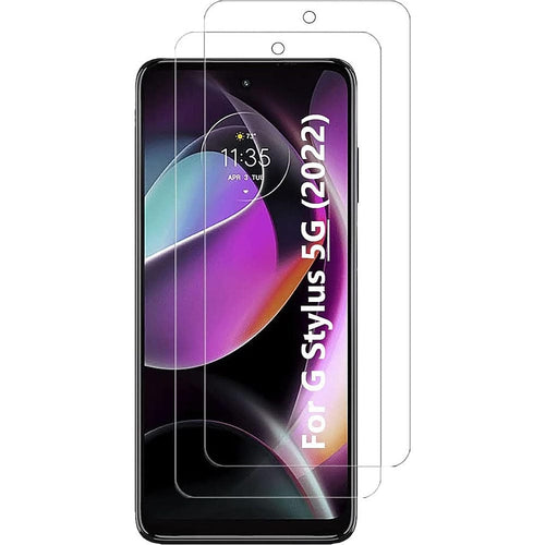 ZeroDamage Ultra-Strong+ Tempered Glass Screen Protector (2-Pack) - Motorola Moto G Stylus 5G