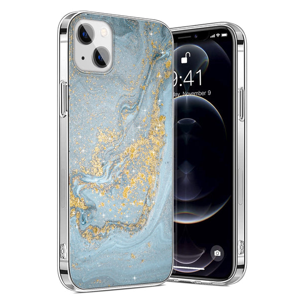 Blue Marble iPhone 13 & iPhone 14 Case - Marble Series Case