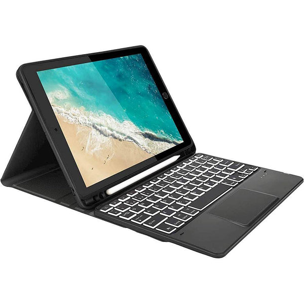SaharaCase - Keyboard Case with Mouse Pad for Apple iPad 10.2" (9th Generation 2021) - Black