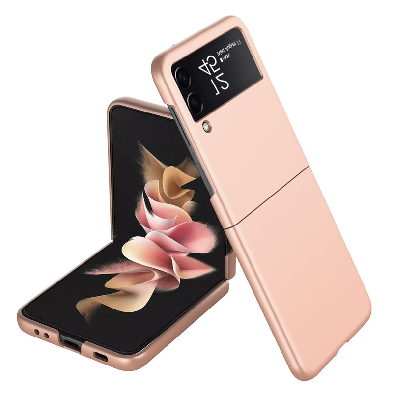 Hard Shell Silicone Case for Samsung Galaxy Z Flip 3 5G (Flip3) - Pink
