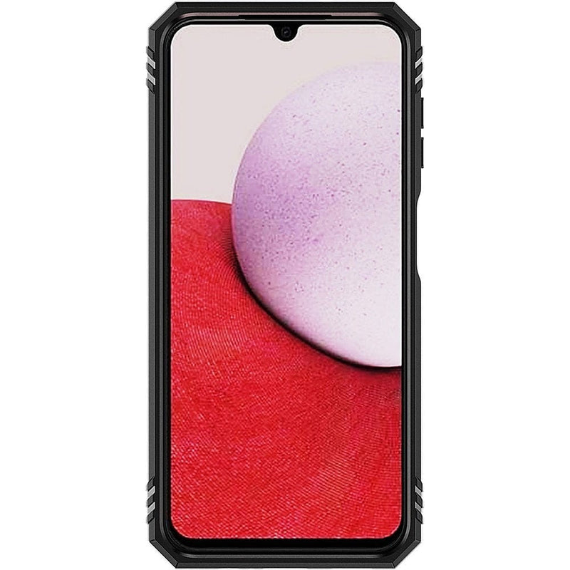 Military Kickstand Series with Belt Clip Case for Samsung Galaxy A14 5G - Red