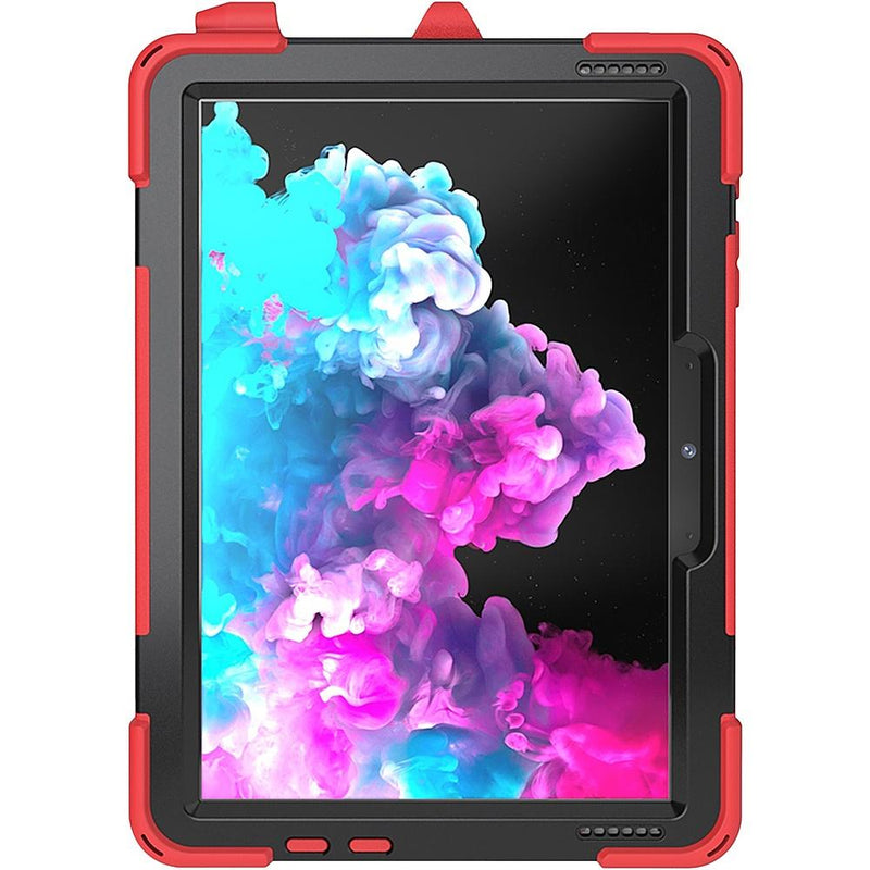 SaharaCase - PROTECTION Hand Strap Series Case for Microsoft Surface Go 3 - Red