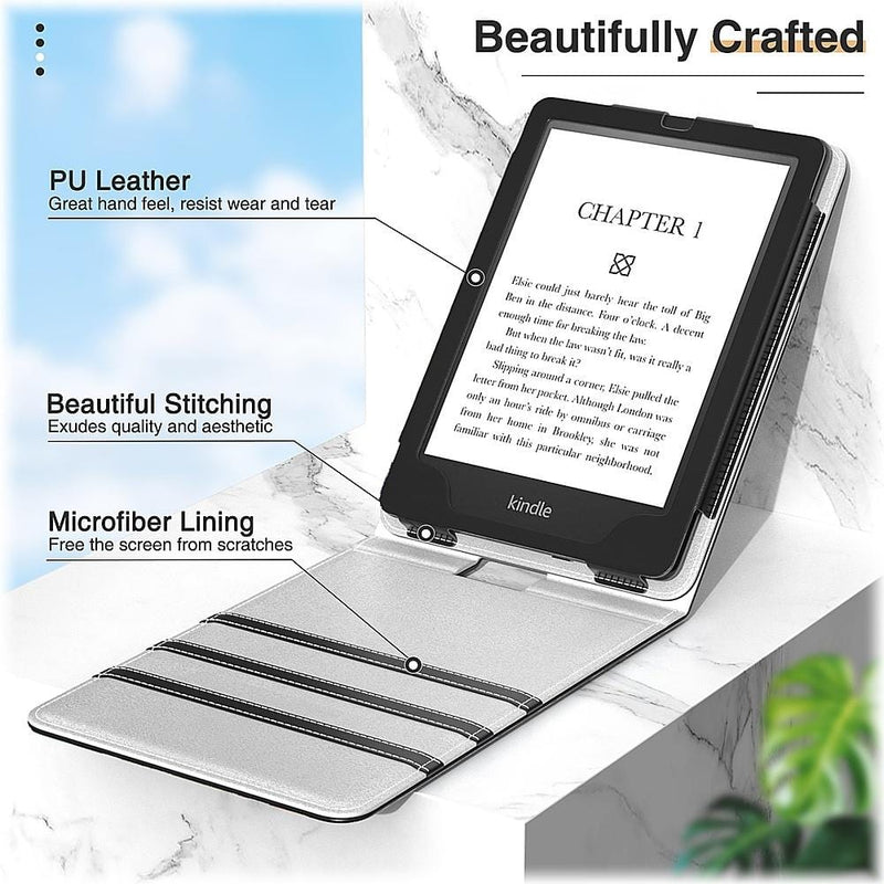 Folio Case for Amazon Kindle Paperwhite (11th Generation - 2021 and 2022 release) - Black
