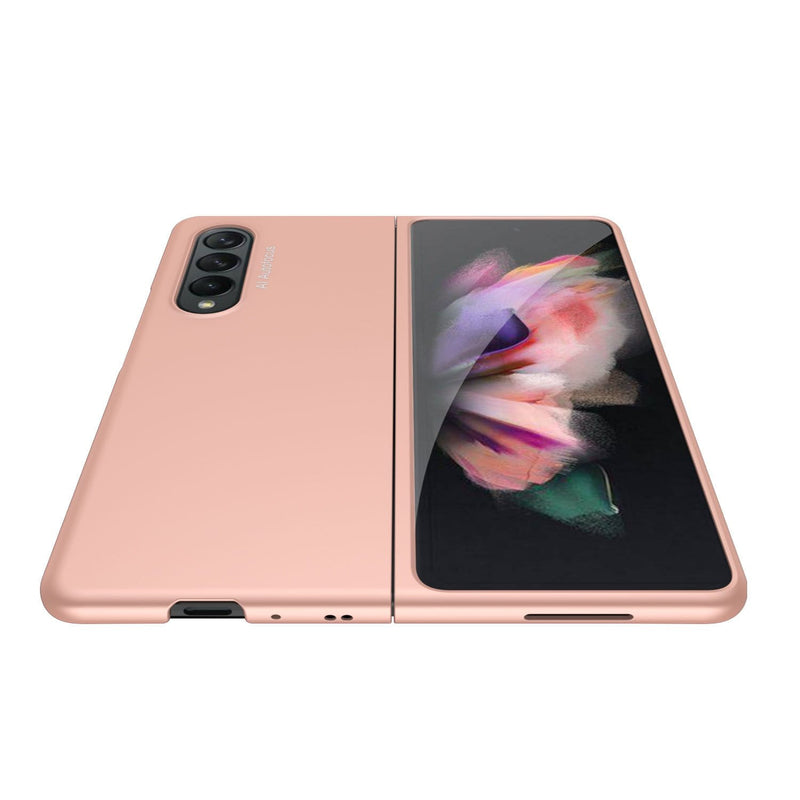 Hard Shell Silicone Case for Samsung Galaxy Z Fold 3 5G (Fold3)  - Pink