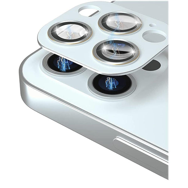 ZeroDamage Camera Lens Protector for Apple iPhone 13 Pro and iPhone 13 Pro Max (2-Pack) - White