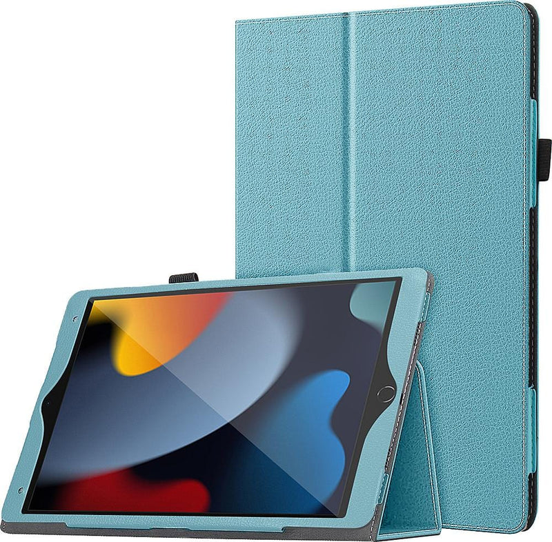 SaharaCase - Bi-Fold Folio Case for Apple iPad 10.2" (9th Generation 2021) - Aqua