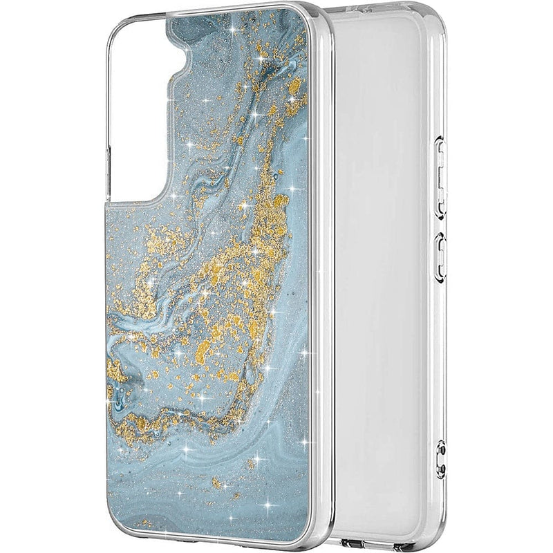 Marble Series Case for Galaxy S22 Plus - Blue Marble