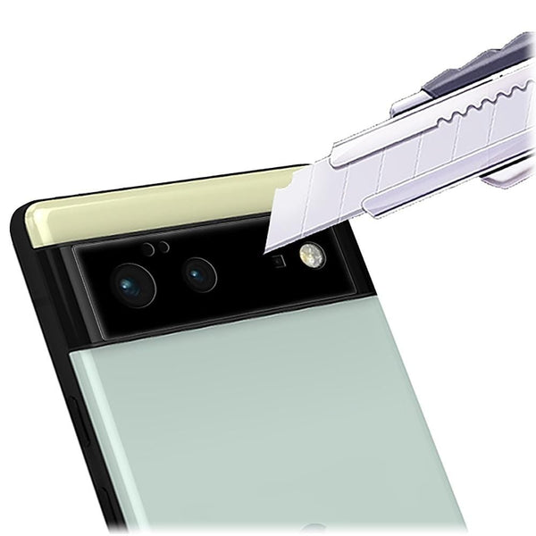 ZeroDamage Camera Lens Protector for Google Pixel 6 (2-Pack) - Black
