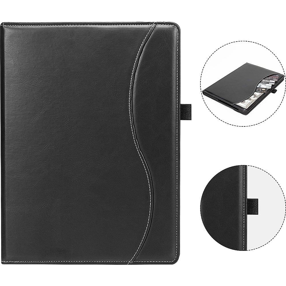 Business Series Folio Case for Samsung Galaxy Tab S8+ and Tab S7 FE - Black