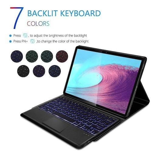 Navigate Series Keyboard Folio with Mouse Pad Case - Galaxy Tab S7 Plus and S7 FE