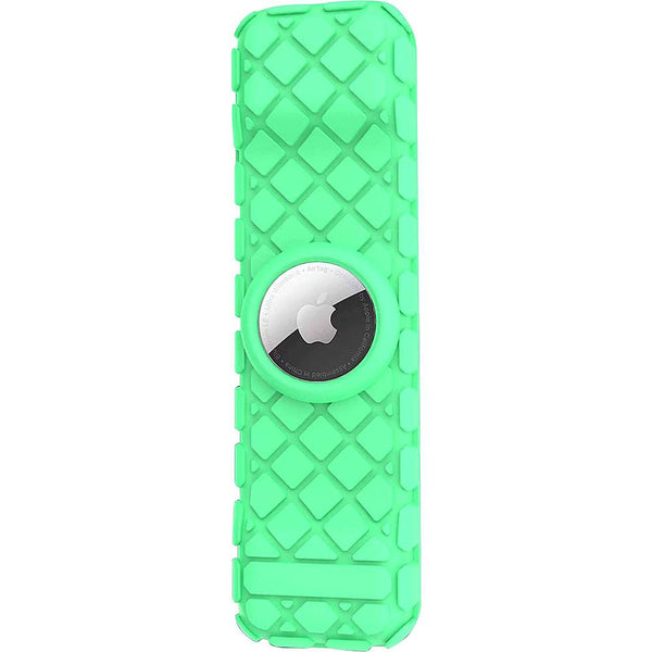 Apple TV 4K Remote Silicone Case for Apple AirTag - Green Glow