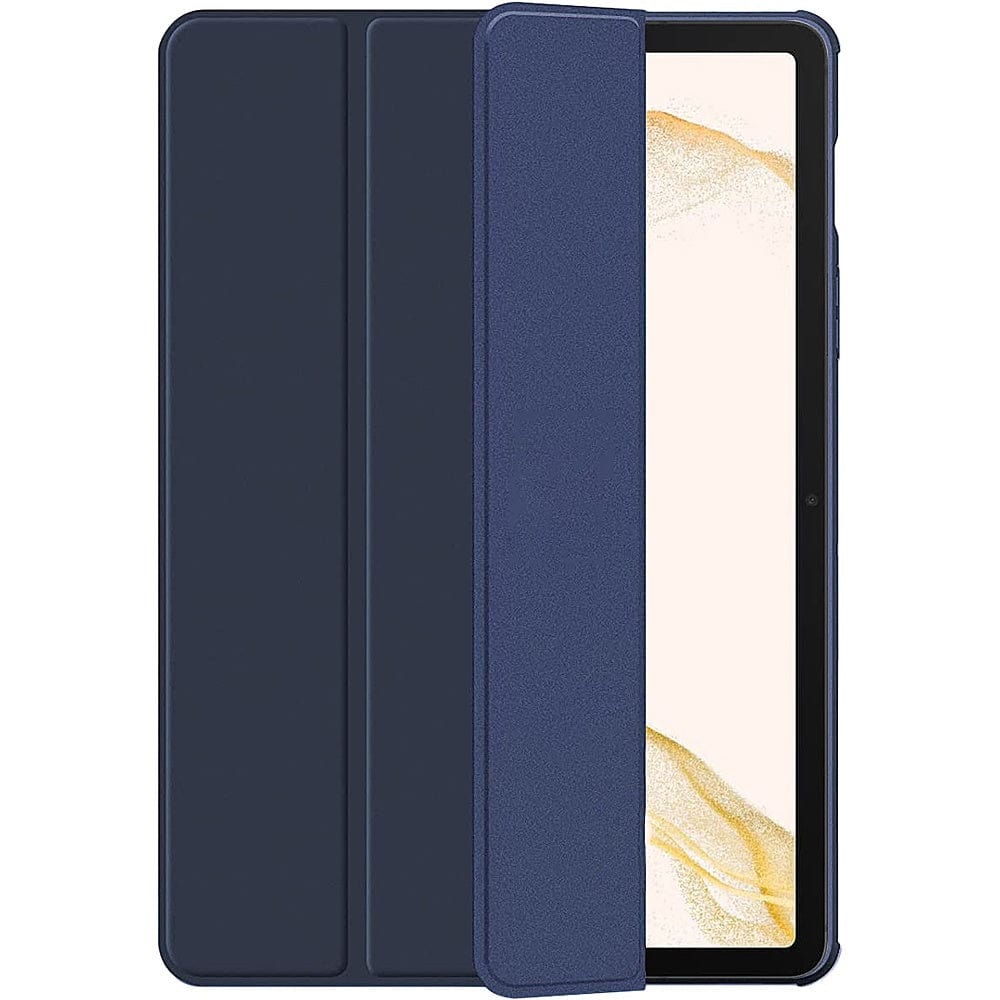 Folio Case for Samsung Galaxy Tab S8 - Clear/Navy Blue