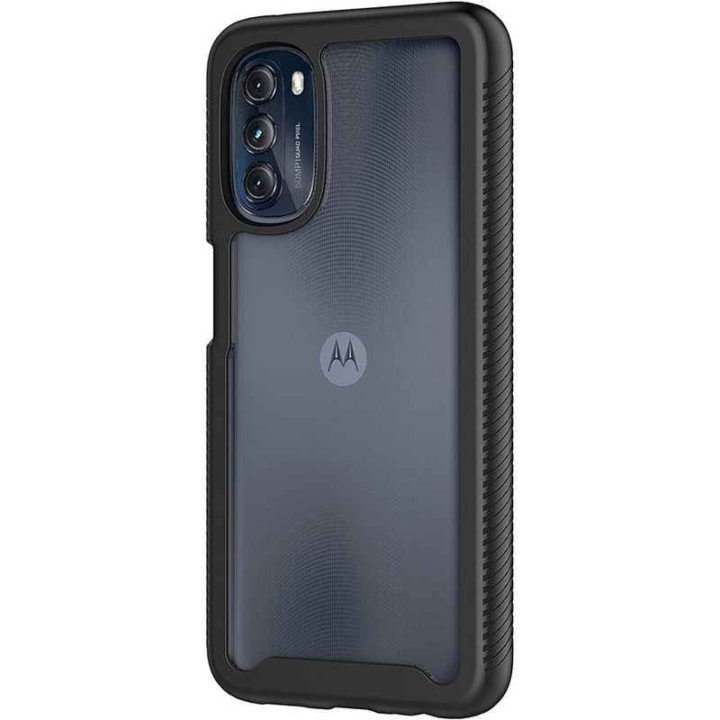 GRIP Series Case for Motorola Moto G 5G (2022) - Black/Clear