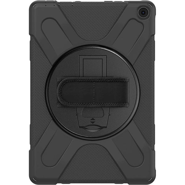 Protection Hand Strap Series Case for Amazon Fire HD 10 (2021) and Amazon Fire HD 10 Plus (2021) - Black