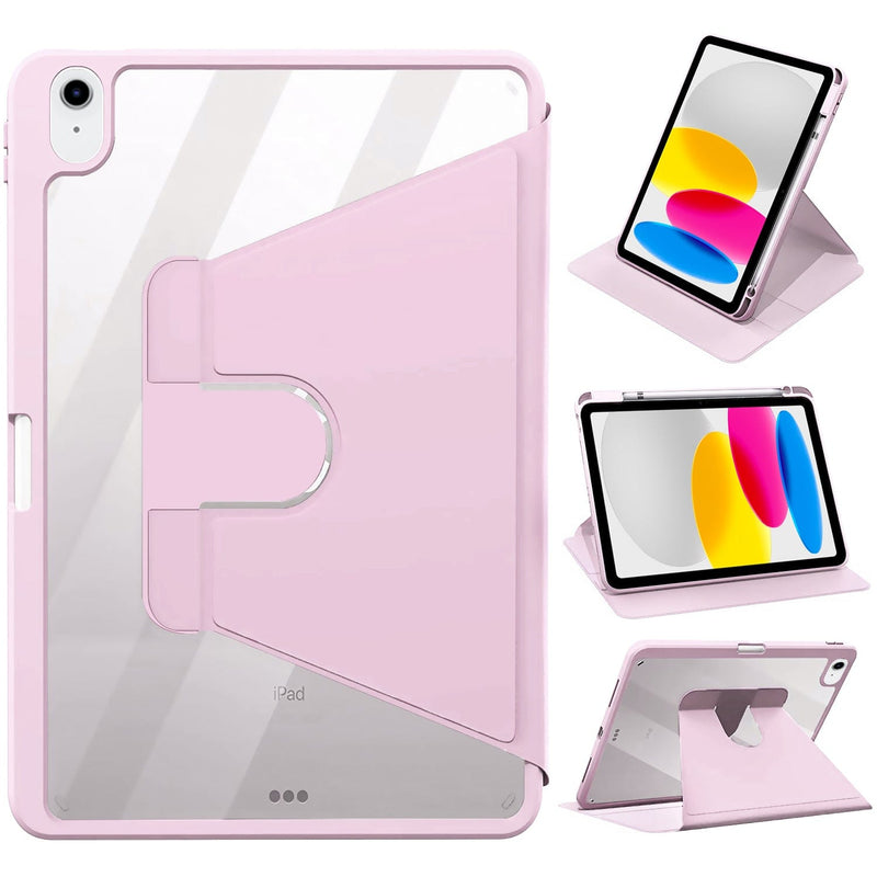 Rotating Folio Case for Apple iPad 10.9" (10th Generation 2022) - Pink