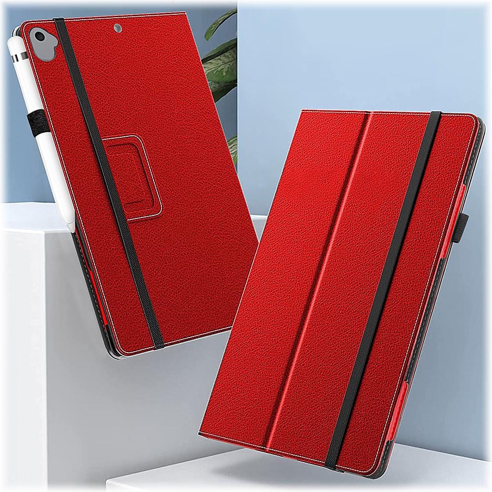 SaharaCase - Bi-Fold Folio Case for Apple iPad 10.2" (9th Generation 2021) - Red