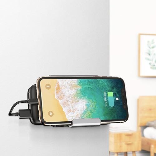 SaharaCase - Wall Mount for Most Cell Phones and Tablets up to 9" - Silver