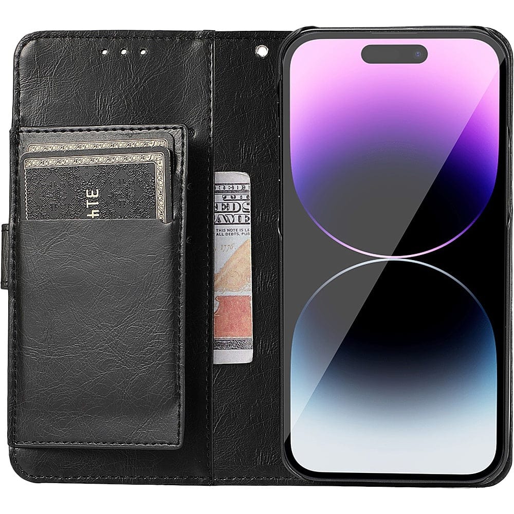 Folio Wallet Case for Apple iPhone 14 Pro Max - Black