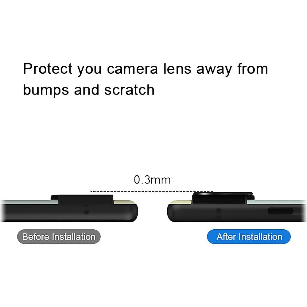 ZeroDamage Camera Lens Protector for Google Pixel 6 (2-Pack) - Black