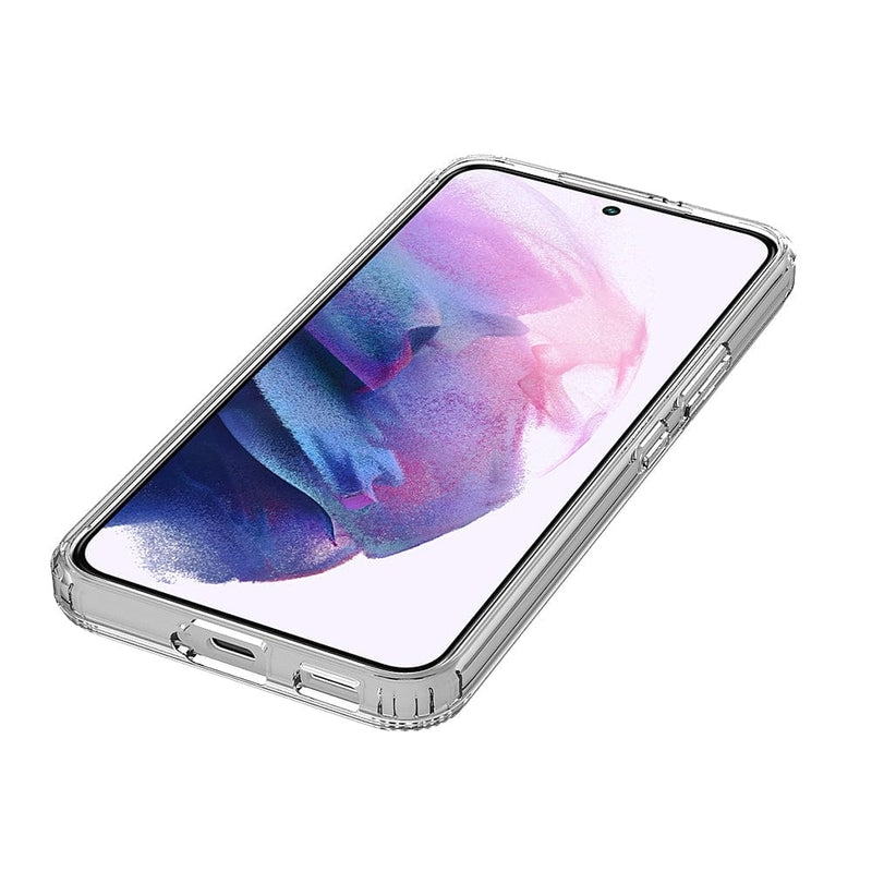 Hard Shell Series Case for Galaxy S22 - Clear/Rose Gold