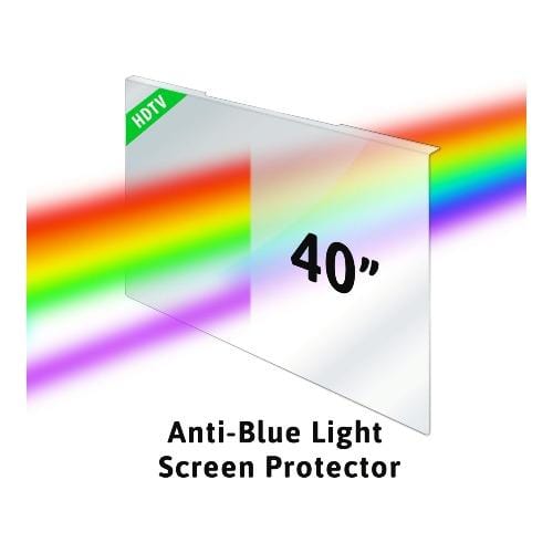 40 inch ZeroDamage Anti-Blue Light TV Screen Protector and Blue Light Filter - Sahara Case LLC
