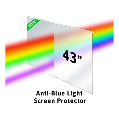 43 inch ZeroDamage Anti-Blue Light TV Screen Protector and Blue Light Filter - Sahara Case LLC