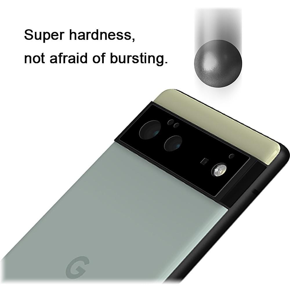 ZeroDamage Camera Lens Protector for Google Pixel 6 (2-Pack) - Black