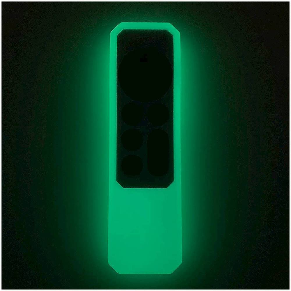 Apple TV 4K Remote Silicone Case for Apple AirTag - Green Glow