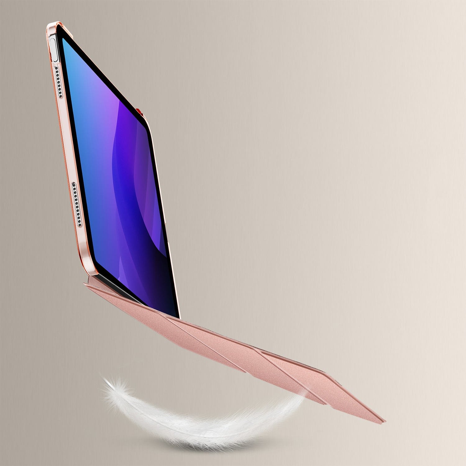 AirShield Series Folio Case for Apple iPad (10th Generation 2022) - Rose Gold