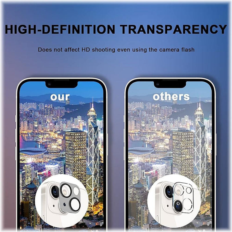ZeroDamage Camera Lens Protector for Apple iPhone 13 and iPhone 13 mini (2-Pack) - White