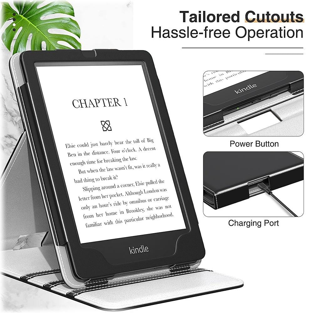Folio Case for Amazon Kindle Paperwhite (11th Generation - 2021 and 2022 release) - Black