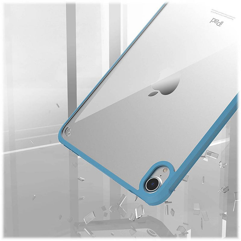 SaharaCase - Hybrid-Flex Series Case for Apple iPad Mini (6th Generation 2021) - Clear Blue