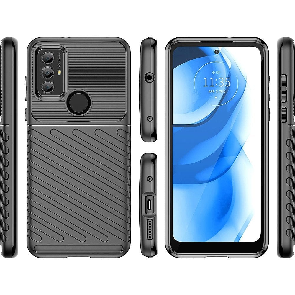 Anti-Slip Series Case for Motorola Moto G Play (2023) - Black