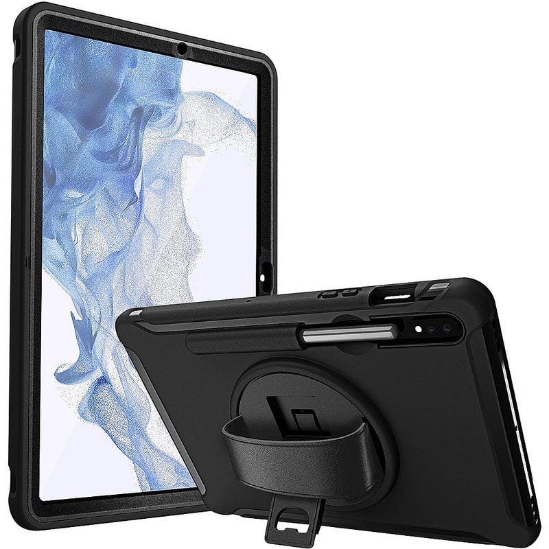 PROTECTION Hand Strap Series Case for Samsung Galaxy Tab S8 - Black