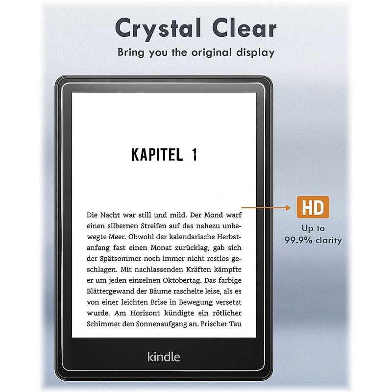 ZeroDamage Tempered Glass Screen Protector for Amazon Kindle Paperwhite (11th Generation - 2021 release) - Clear