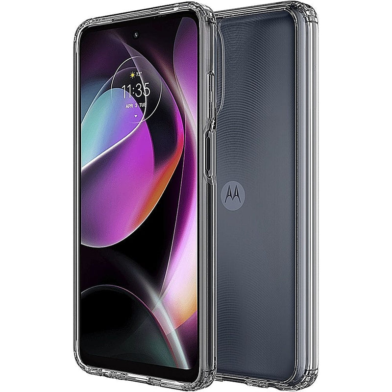 Hybrid-Flex Hard Shell Series Case for Motorola Moto G 5G (2022) - Clear