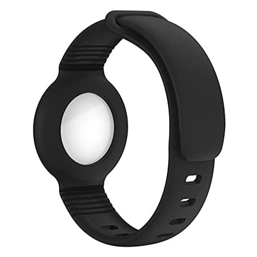 SaharaCase - Silicone Wrist Band for Apple AirTag - Black