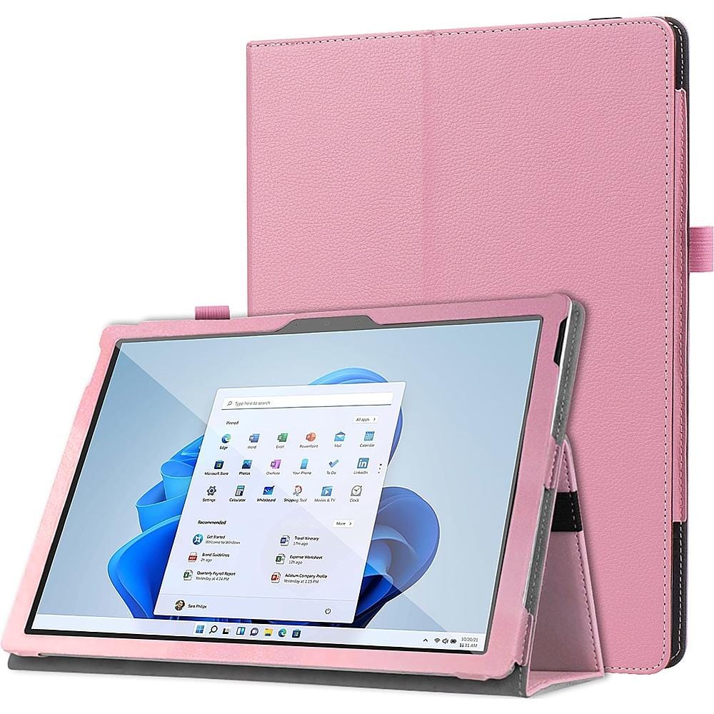 SaharaCase - Bi-Fold Folio Case for Microsoft Surface Pro 8 - Pink
