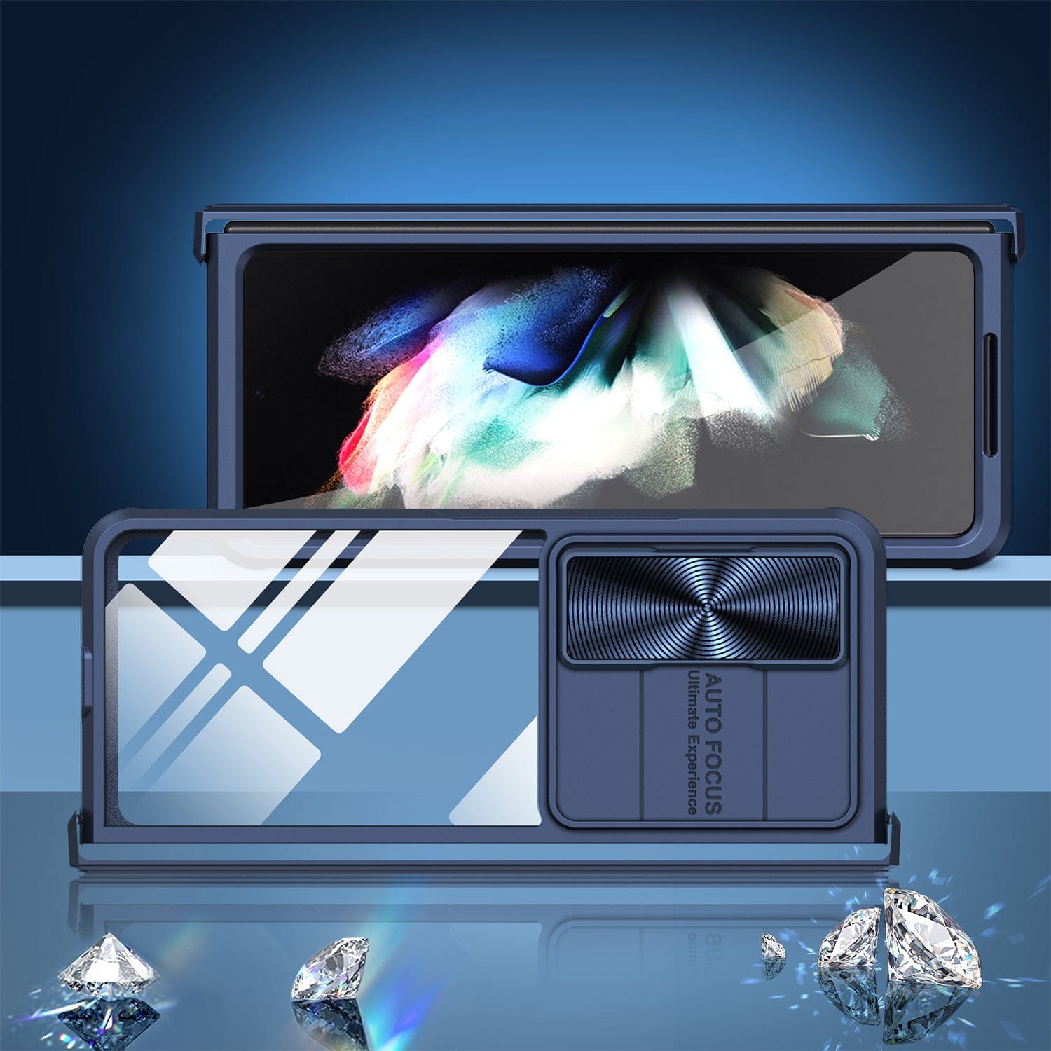 Full Body Case for Samsung Galaxy Z Fold4 - Blue