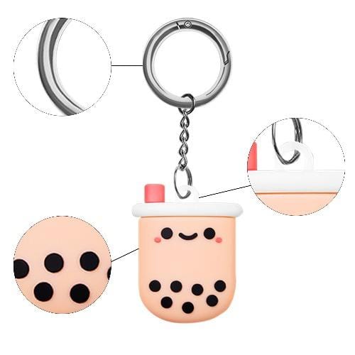 SaharaCase - Hang Case for Apple AirTag - Pink and Black