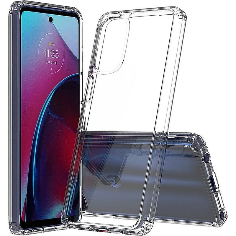 Hybrid-Flex Hard Shell Case for Motorola G Stylus 4G 2022 - Clear