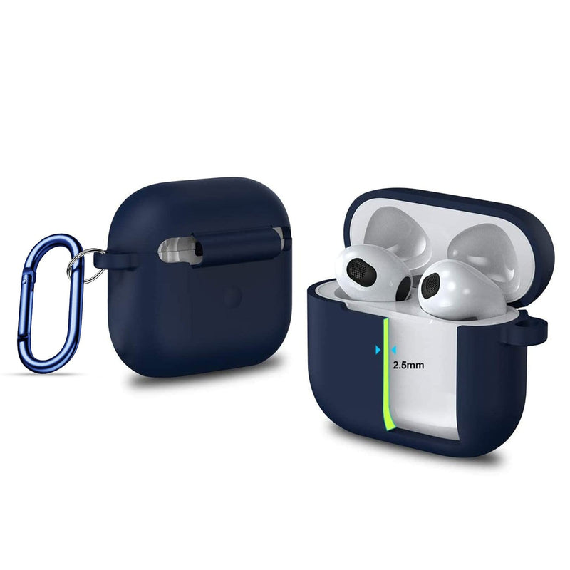 Silicone AirPods 3 Cases, Dark Blue