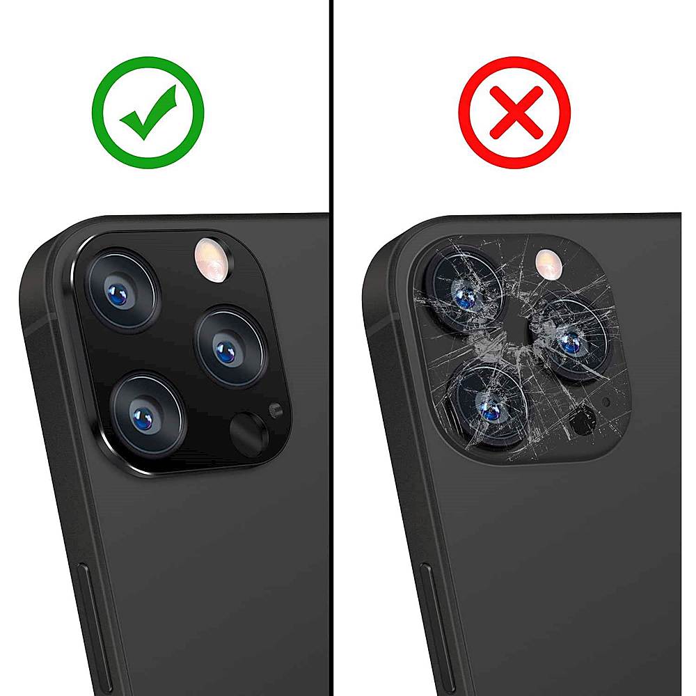 ZeroDamage iPhone 13 Pro/Pro Max Camera Lens Protector - 2 Pack
