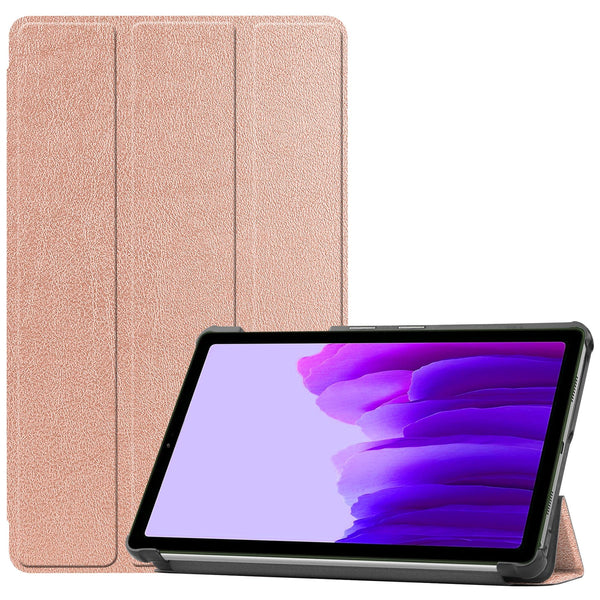 SaharaCase -Tri-Fold Folio Case for Samsung Galaxy Tab A7 Lite - Rose Gold