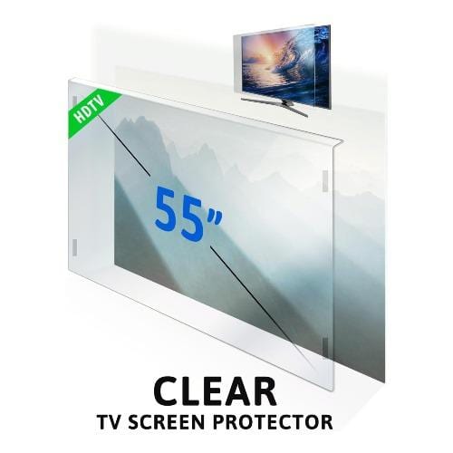 55 inch ZeroDamage Tempered Glass TV Screen Protector - Sahara Case LLC