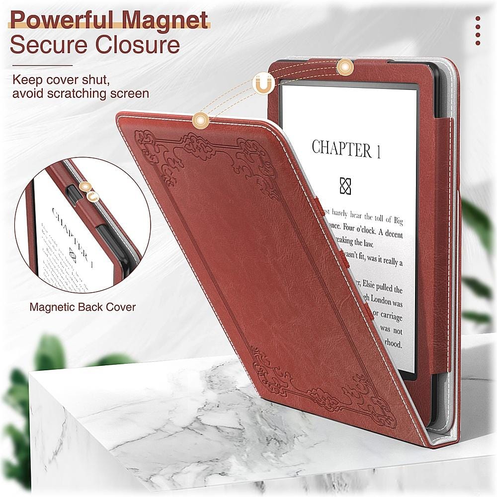 Bookshelf Library Book Retro Case For All-new Kindle 10th Gen