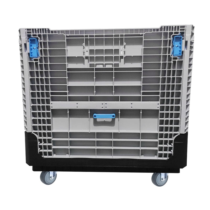Large Heavy Duty Mobile Storage Bin Container - 4 Pack