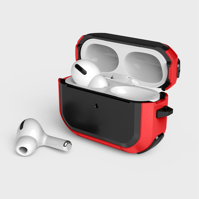 Armor Series Case for Apple AirPods Pro 2 (2nd Generation) - Black Red