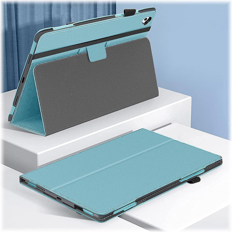 SaharaCase - Bi-Fold Folio Case for Apple iPad 10.2" (9th Generation 2021) - Aqua