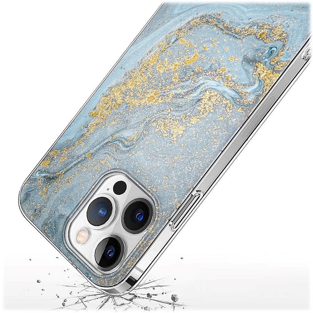 Marble Series Case for Apple iPhone 14 Pro Max - Blue Marble